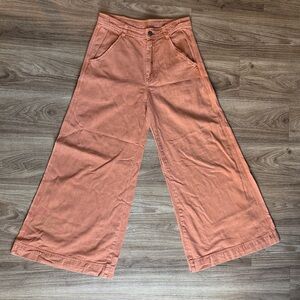 Free People Wide Leg High-Rise Pants Size: 6